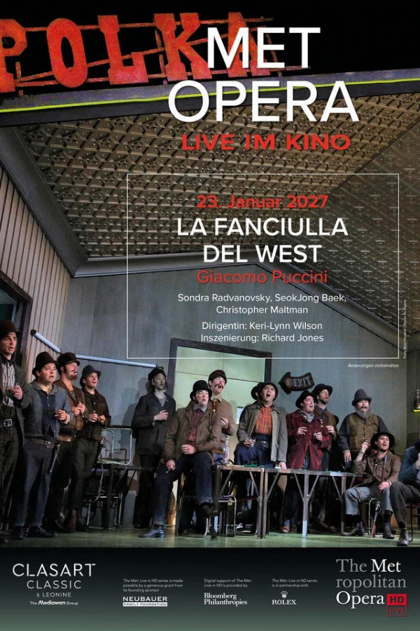 Filmplakat: MET Opera: La Fanciulla del West (2027)